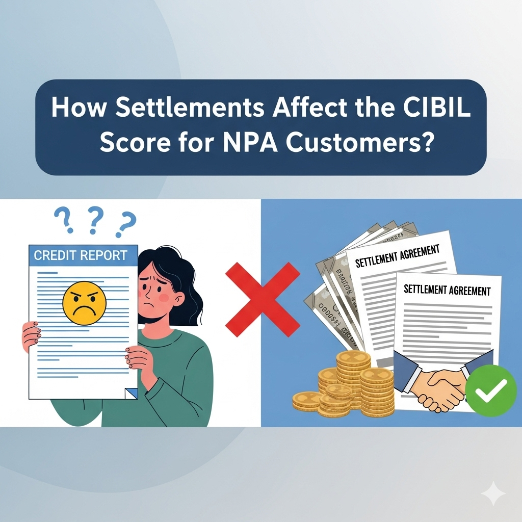How Settlements Affect the CIBIL Score for NPA Customers?