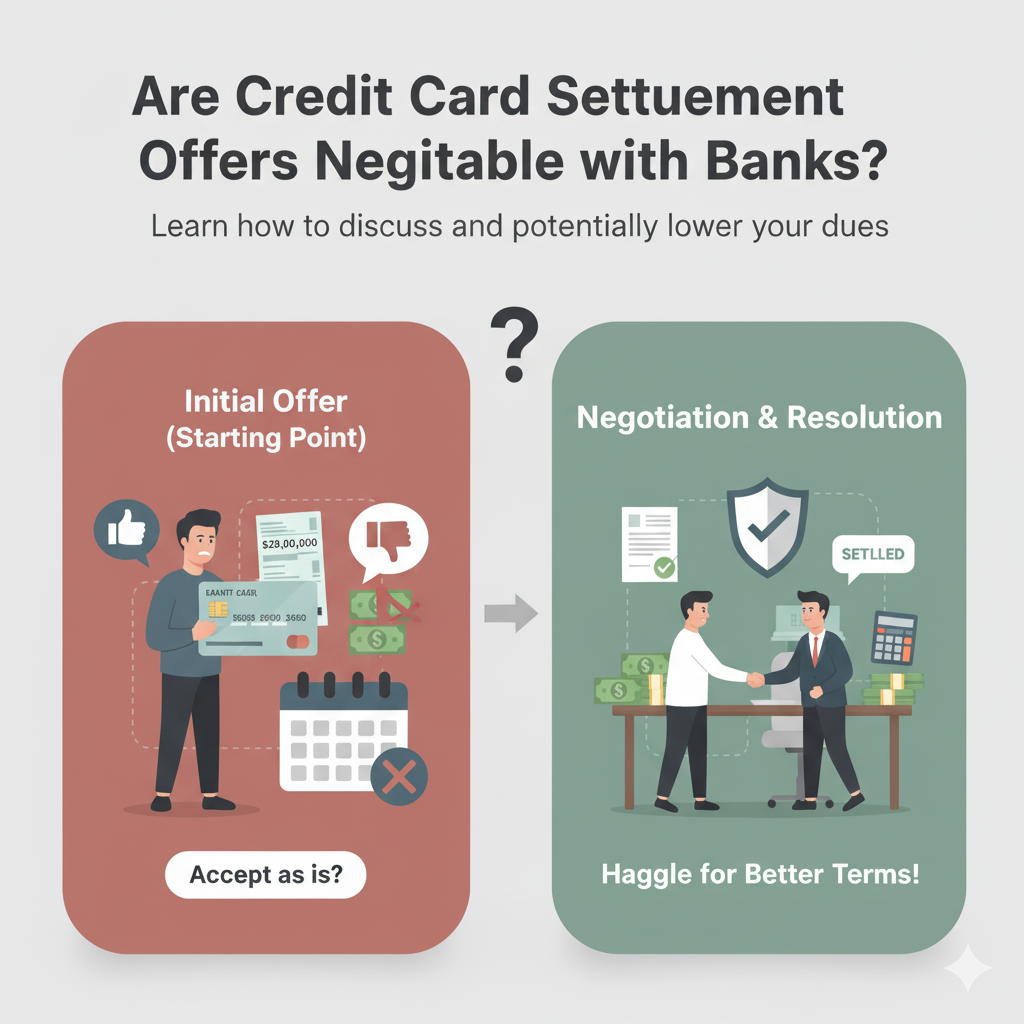 Are Credit Card Settlement Offers Negotiable with Banks?