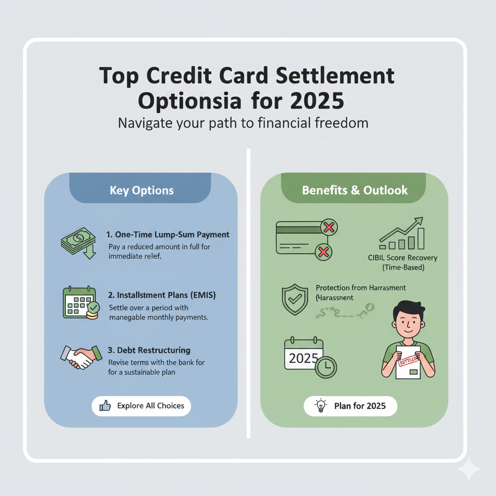 Top Credit Card Settlement Options in India for 2025