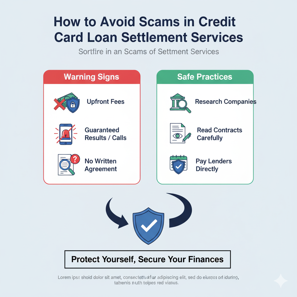 How to Avoid Scams in Credit Card Loan Settlement Services