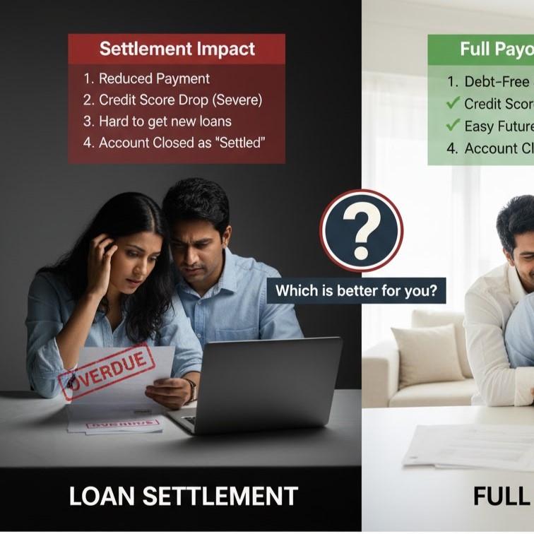 Which is better: settling a loan or paying it off completely?