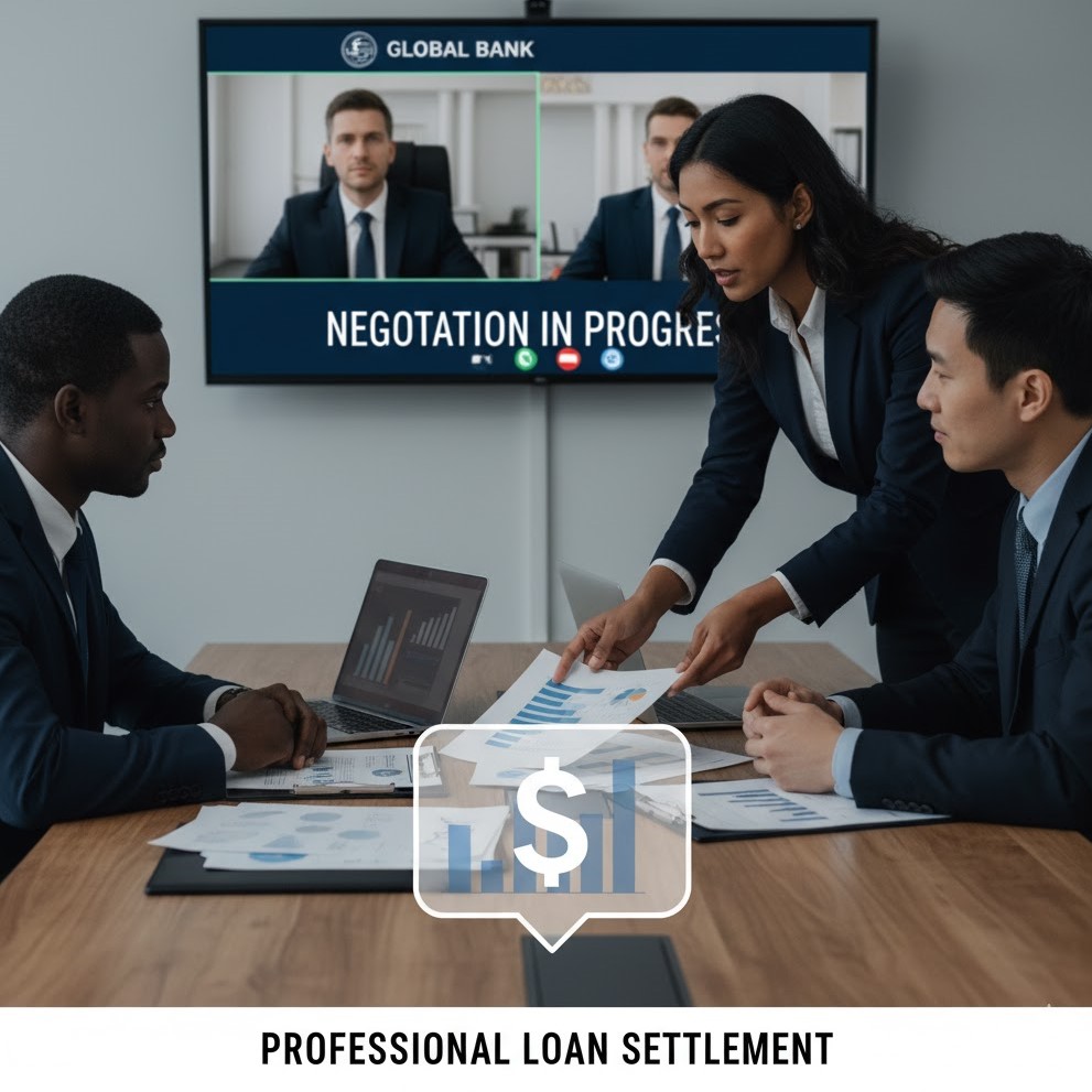 Can loan settlement companies like Settle loan negotiate directly with banks on my behalf?