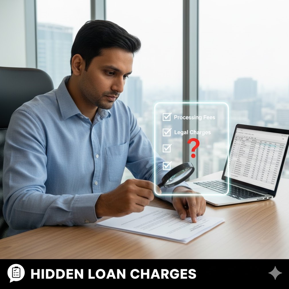 What hidden charges should I check before signing a loan settlement agreement?