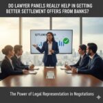 Do lawyer panels really help in getting better settlement offers from banks?