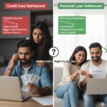 How is credit card settlement different from personal loan settlement?