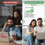 How badly does loan settlement affect CIBIL score, and how can it be repaired?
