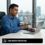 How much percentage do banks usually waive in loan settlements?