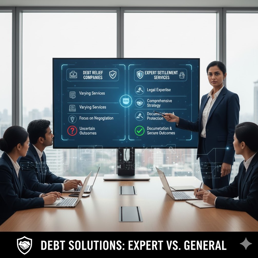 Which option is better – debt relief companies or expert settlement services?