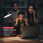 What can someone do if a bank calls their family or workplace about unpaid loans?
