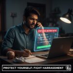 What should a borrower do if a bank’s recovery team uses threats or personal visits for loan collection in India?