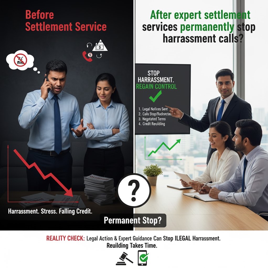 Can expert settlement services permanently stop harassment calls?