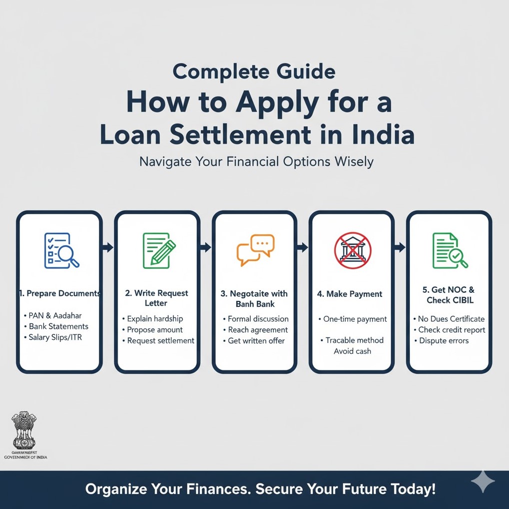 Complete Guide: How to Apply for a Loan Settlement in India