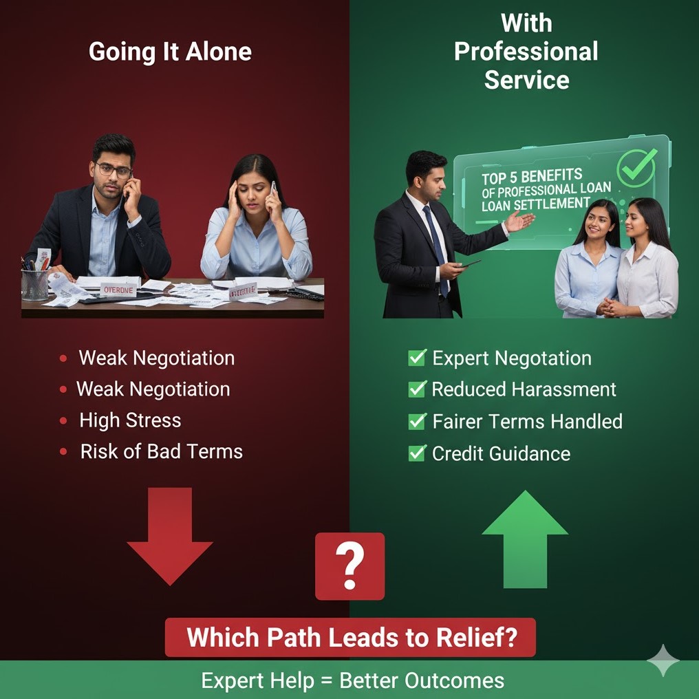 Top 5 Benefits of Choosing Professional Loan Settlement Services