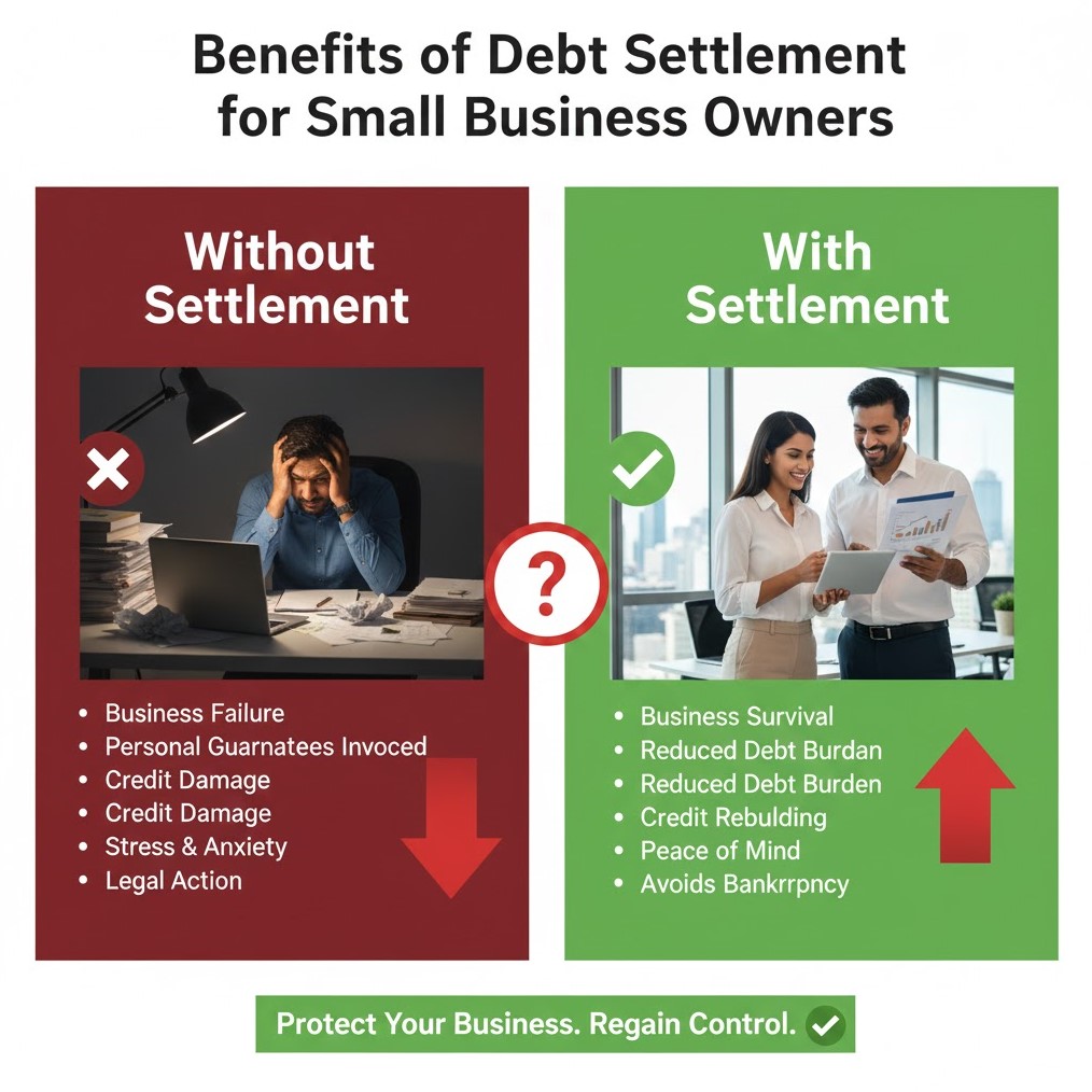 Benefits of Debt Settlement for Small Business Owners
