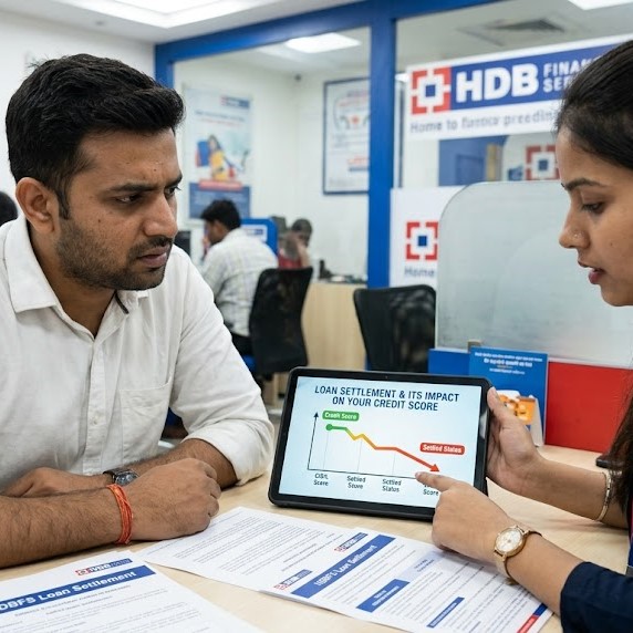 HDBFS- Loan settlement & its impact on your credit score