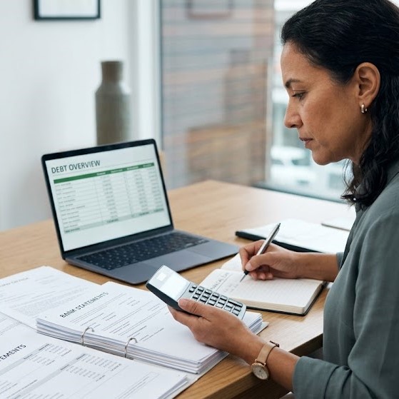 how to initiate settlement of bank loan